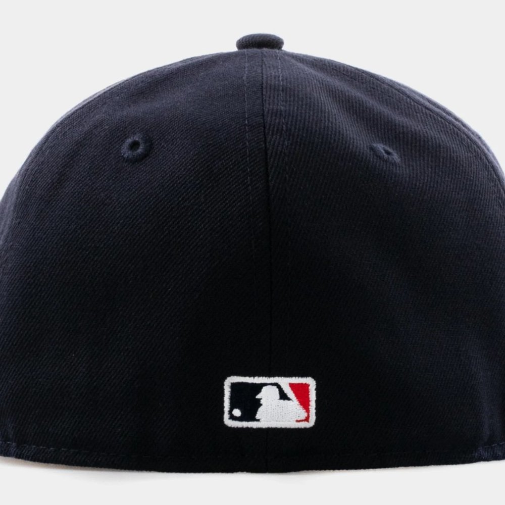 New Era New York Yankees 96 WS Side Patch 59FIFTY Fitted Hat Navy - Picture 4 of 5